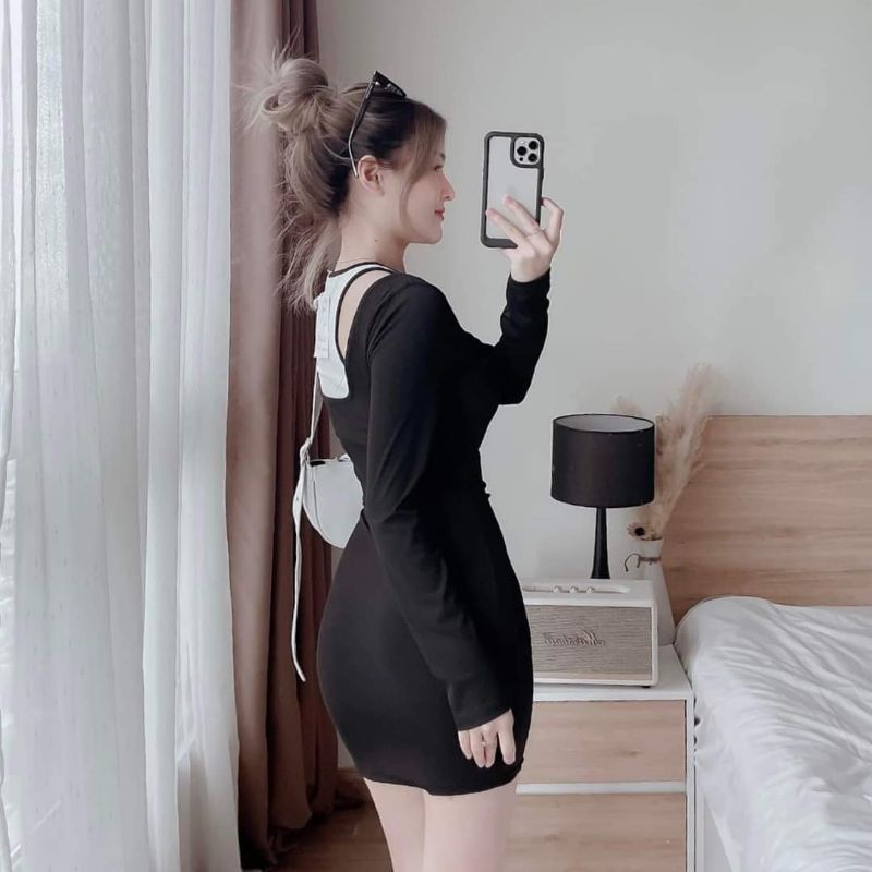 ĐẦM XINH PHỐI VIỀN NGẮN MẪU MỚI SIÊU RẺ