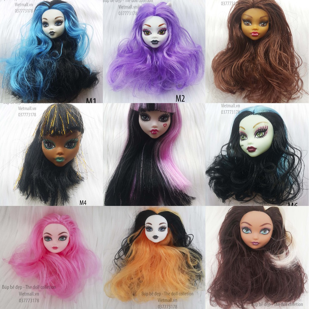Đầu búp bê Monster High Doll