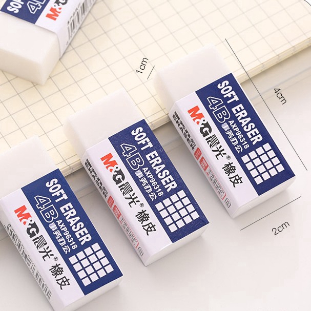 Cục gôm 4B Axp96318 khả năng tẩy xóa cao không để lại vết hằn
