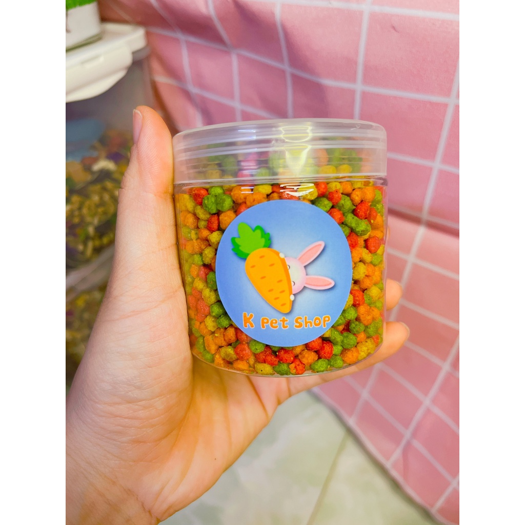 Viên nén trái cây cho hamster - Hạt trái cây vitamin thơm ngon ăn dặm hamster