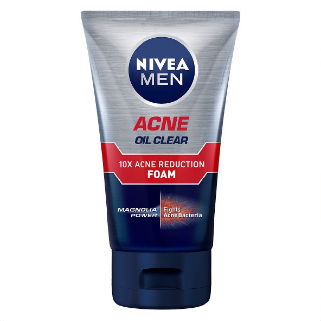 Sữa Rửa Mặt Nivea Men Acne Oil Clear 100g - Giảm Nhờn Mụn
