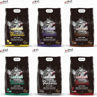 Cát Vệ Sinh Cát Đất Sét Cho Chó Mèo Love Sand 6 Mùi Hương Túi 10L