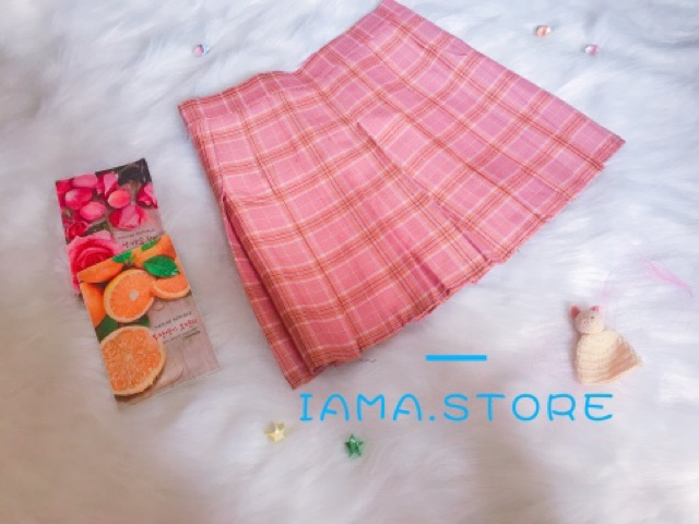 Chân váy caro Ulzzang - Hình thật ở cuối | BigBuy360 - bigbuy360.vn