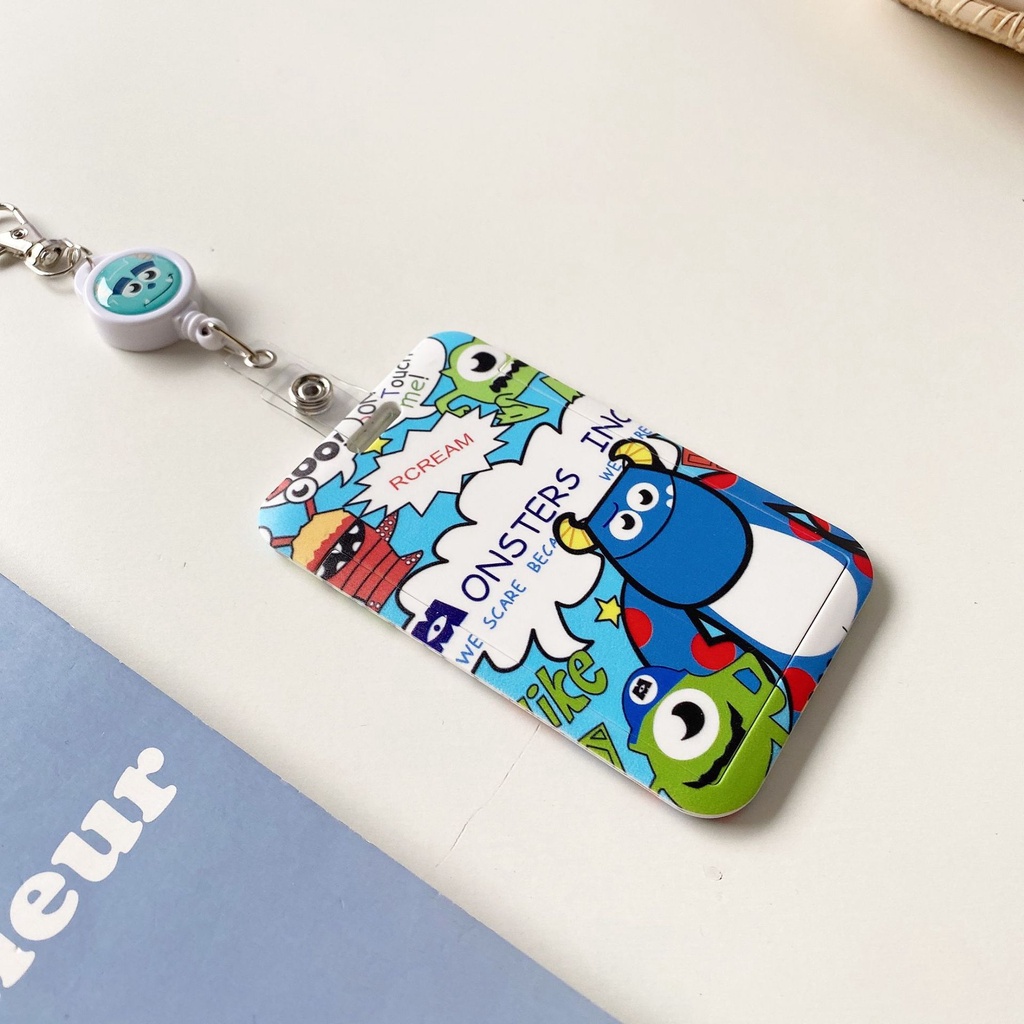 Dây Đeo Thẻ Id / Chìa Khóa Họa Tiết Hoạt Hình Monsters University Dumbo Dễ Tháo Rời Giá Đỡ