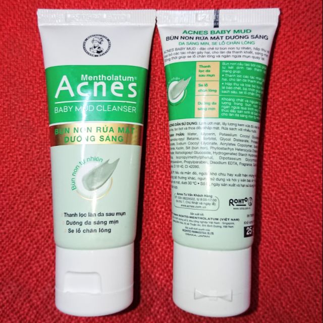 Bùn non rửa mặt dưỡng sáng Acnes 25g