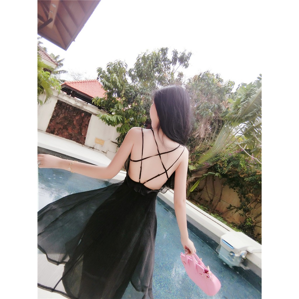 Đầm hở lưng sang chảnh quyến rũ cho chị em. | BigBuy360 - bigbuy360.vn