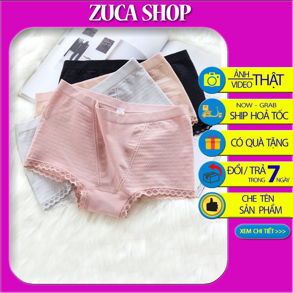 Quần mặc trong váy 💖FREESHIP💖 quần váy nâng mông kháng khuẩn túi zip BIKY