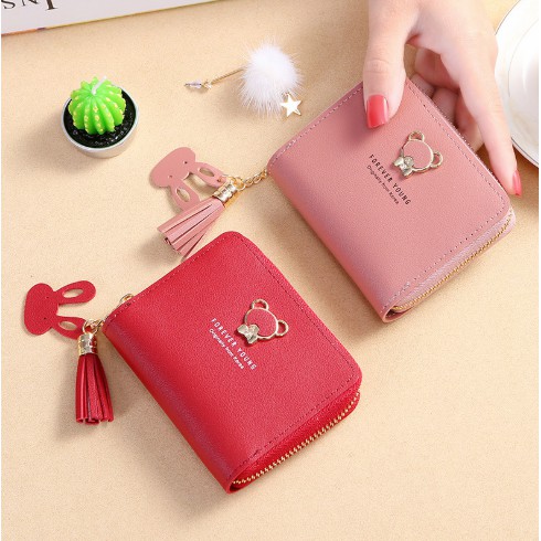 VÍ NỮ CẦM TAY FROM KOREA SIÊU CẤP CHÚ GẤU V248 HOT TREND 2019 | BigBuy360 - bigbuy360.vn