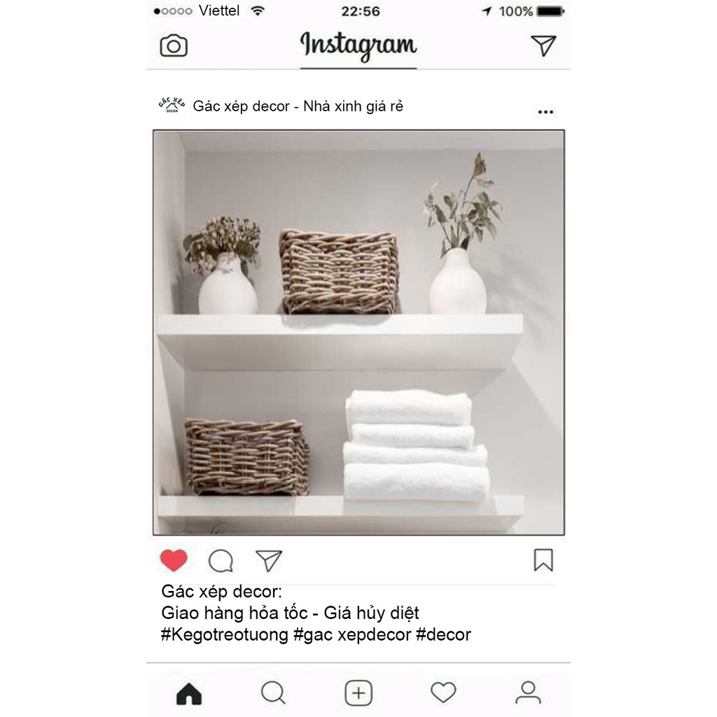 Thanh gỗ treo tường decor trang trí phòng khách, phòng bếp... - Gác xép decor