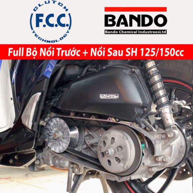 Full bộ nồi của Sh Việt 125, 150 chính hãng / bộ côn Honda sh