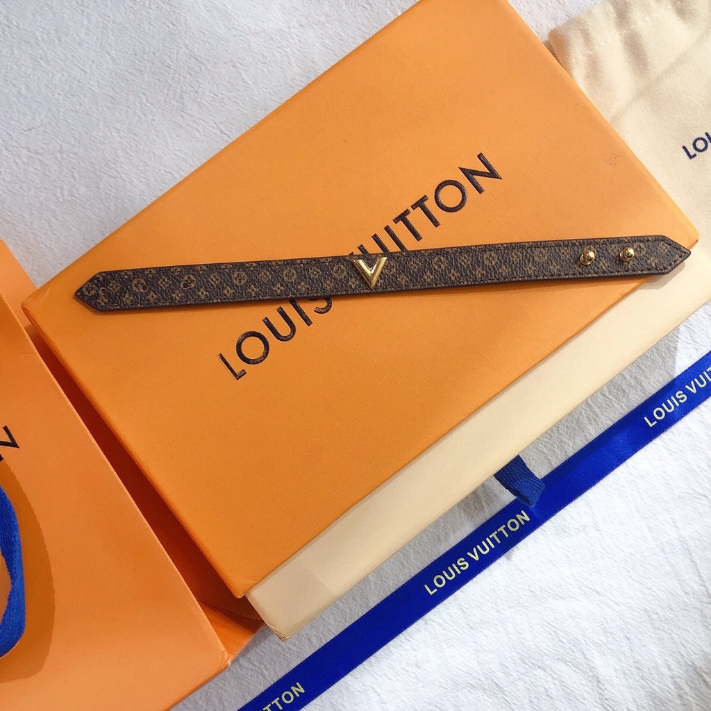 LOUIS VUITTON Vòng Tay Lv Chất Liệu Thép Titan