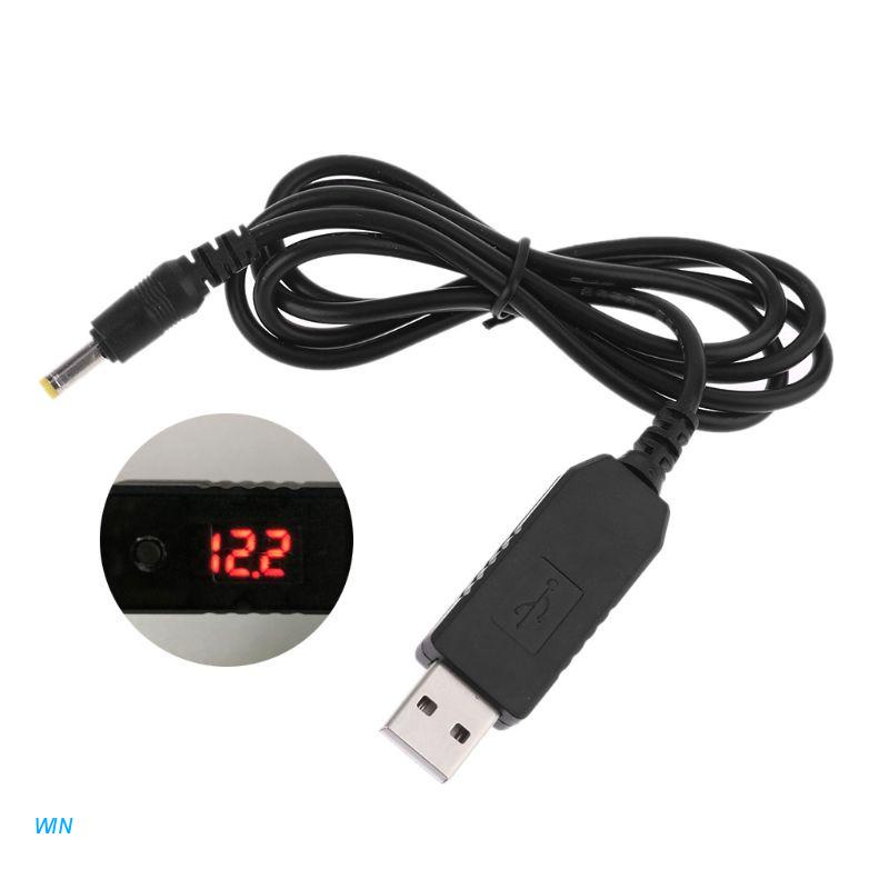 Dây Cáp Nguồn Chuyển Đổi Cổng Usb 3.0 Sang 5v-12v 4.0x1.7mm Cho Bộ Định Tuyến Wifi