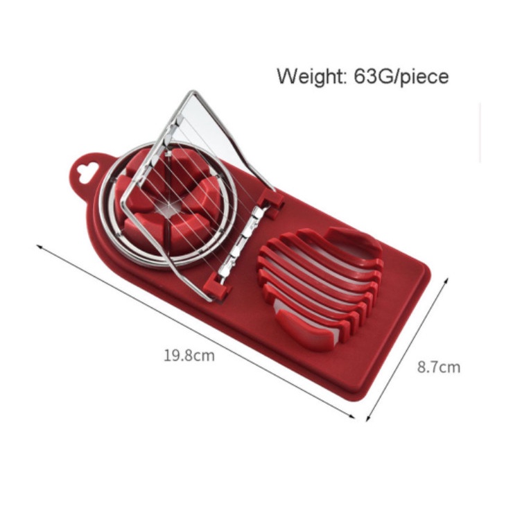 Dụng cụ cắt trứng luộc bằng thép không gỉ đồ dùng nhà nhà bếp tiện lợi E585
