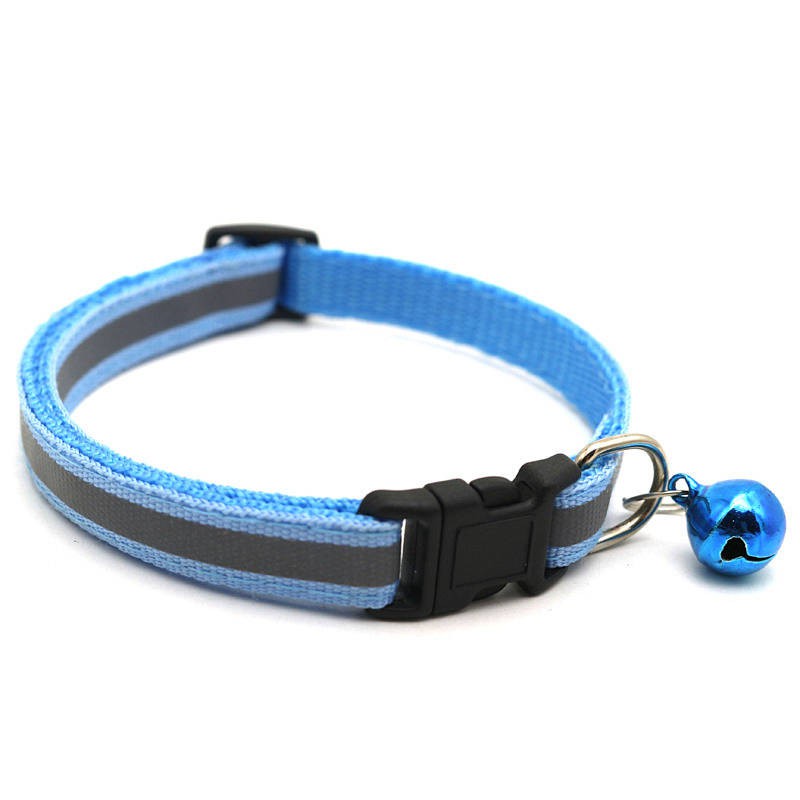  Pet Cat Dog Collar Reflective Anti-Lost Collar Cute Cat Car Accident Prevention Collar Teddy/French Bulldog Small Dog Collar Cat collar dog bell traction rope automatic telescopic traction rope