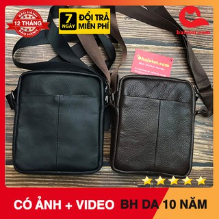 [BẢO HÀNH 10 NĂM BONG TRÓC] TÚI ĐEO CHÉO MINI NHỎ GỌN DA BÒ TD7362 DA THẬT 100%