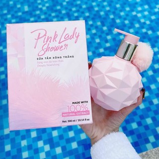 Sữa Tắm Xông Trắng Pink Lady Qlady, Dưỡng Ẩm Cho Da, Làm Trắng Sáng Da Mịn Màng- Laen cosmetics