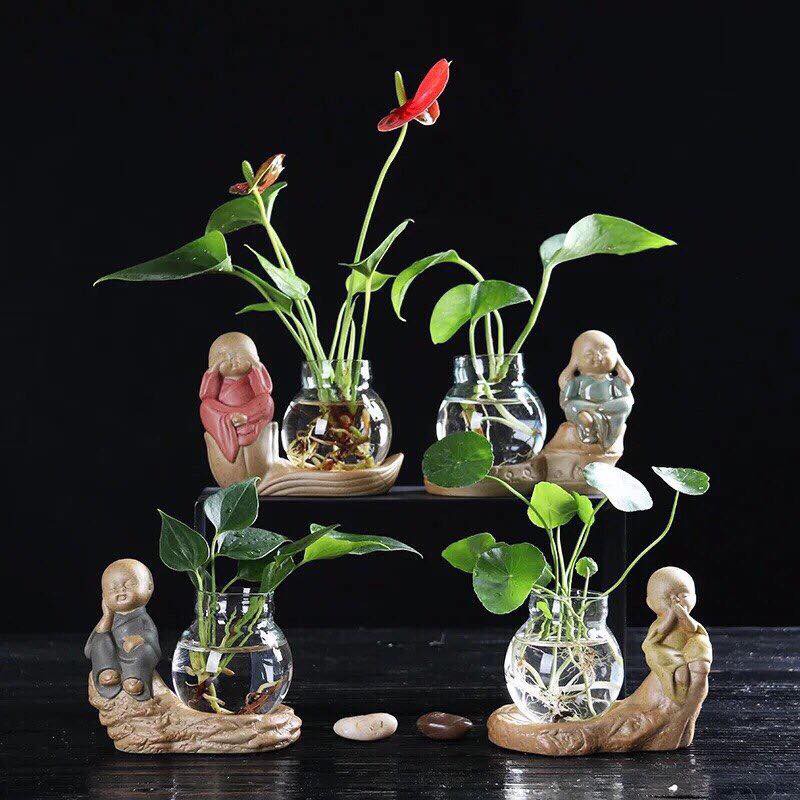 Bộ tượng 4 không an lạc kèm bình | BigBuy360 - bigbuy360.vn