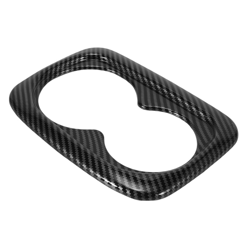 Miếng Dán Giá Đỡ Cốc Uống Nước Bằng Sợi Carbon ABS Cho Xe Hơi Honda Civic 2019 2018 2017 2016
