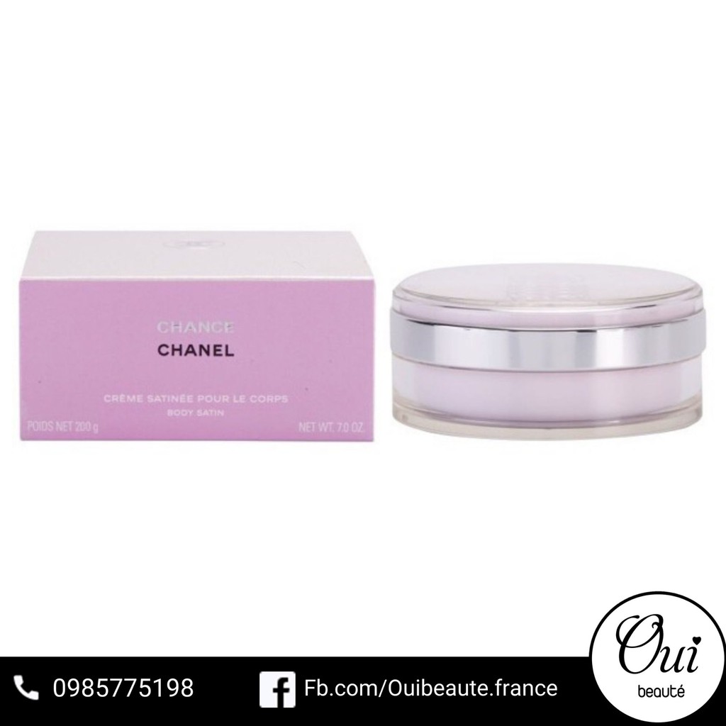 Dưỡng thể nước hoa toàn thân Chanel Chance Body Satin 200ml Ouibeaute