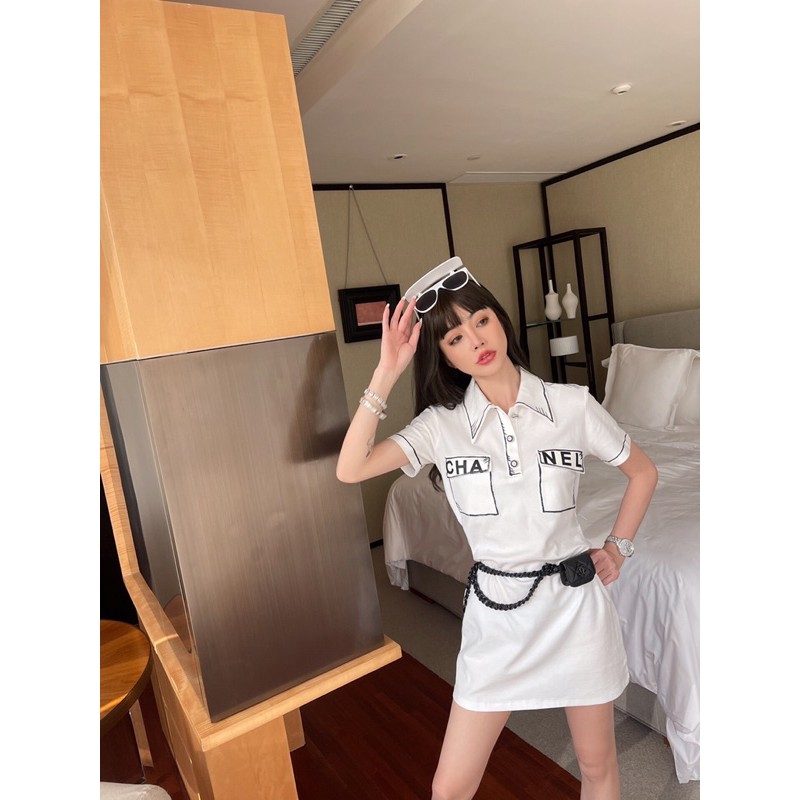 Đầm nữ polo thời trang cao cấp 𝘾𝙝𝙖𝙣𝙚𝙡 CN/Channel