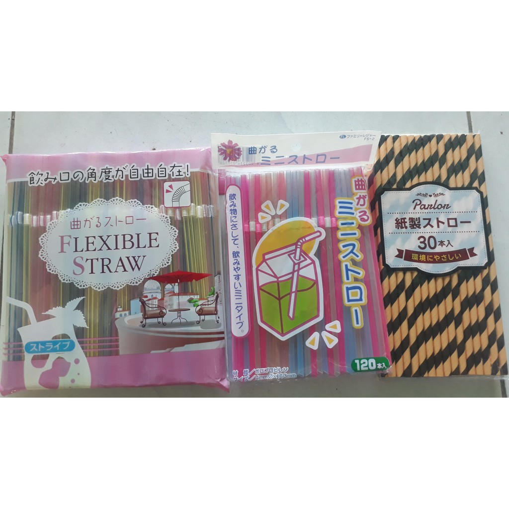 Set 150 ,120  ,30 ống hút - Nhật Bản