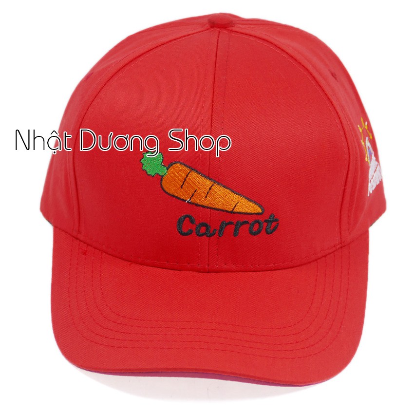 [ Nhiều màu hình thật ] Mũ lưỡi trai cà rốt nón kết nam cầu vồng được may bằng khóa gài xịn phù hợp nam và nữ