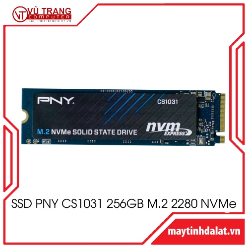Ổ cứng SSD M2 NVMe 256GB PNY CS1031 2280 dành cho laptop, máy tính gaming