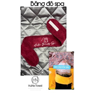 Băng đô quấn tóc cho spa dính nhám tiện lợi