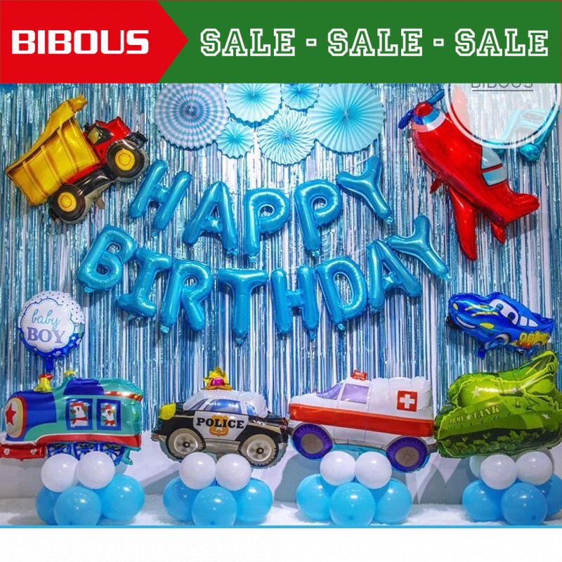 SET TRANG TRÍ SINH NHẬT BÉ TRAI TRỌN GÓI-BÓNG BAY Ô TÔ GIÁ RẺ-TỔ CHỨC SINH NHẬT TẠI NHÀ-BÓNG BAY GIÁ SỈ-BÓNG XE Ô TÔ