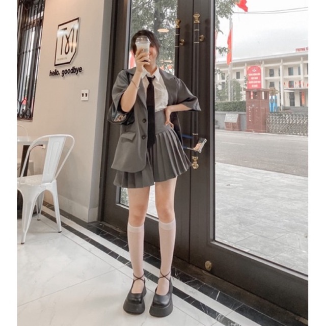 Set Blazer [CHẤT ĐẸP ] form rộng nhiều màu siêu xinh tay dài tay ngắn
