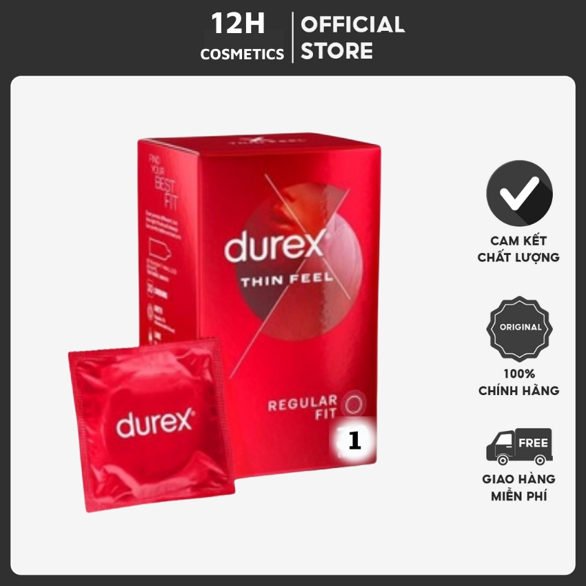 Bao Cao Su Durex Fetherlite của ÚC,siêu mỏng,ôm khít,tăng khoái cảm Hộp 30 cái