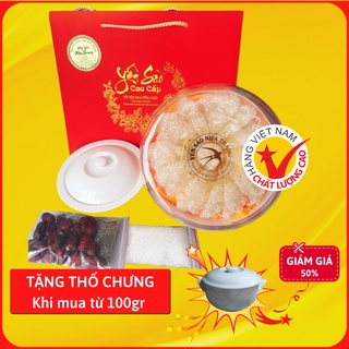 Tổ yến sào vụn sơ mướp loại lớn ⚡ GIÁ TỐT NHẤT ⚡ Yến sào khánh hoà+ set cung đình giúp đẹp da, tăng cường sức khỏe