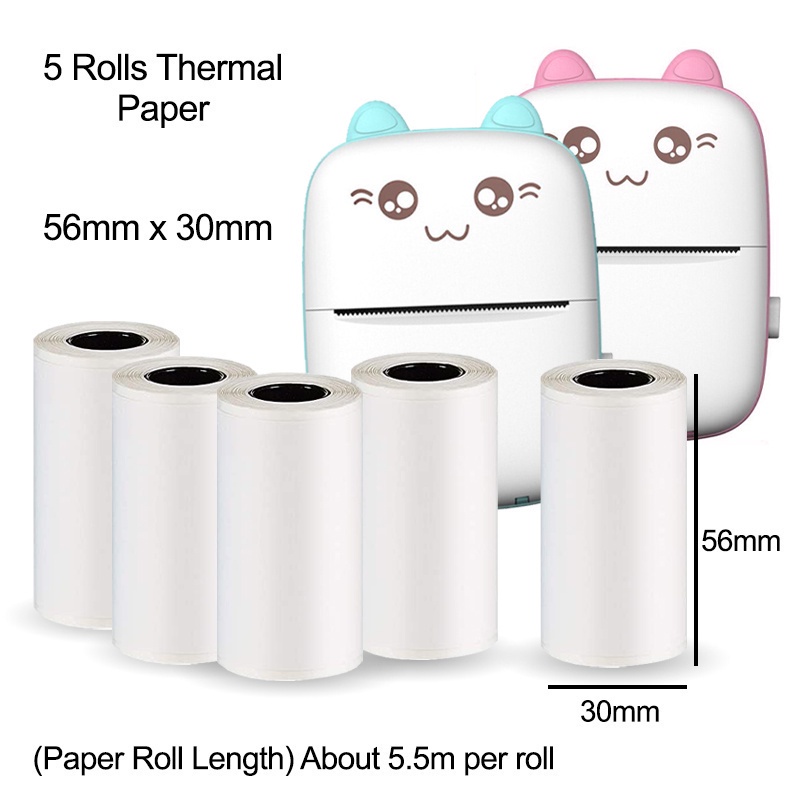 Máy in nhiệt cầm tay mini Máy in di động Máy in ảnh Máy in ảnh Máy in hình ảnh Máy in Bluetooth không dây 57 mm