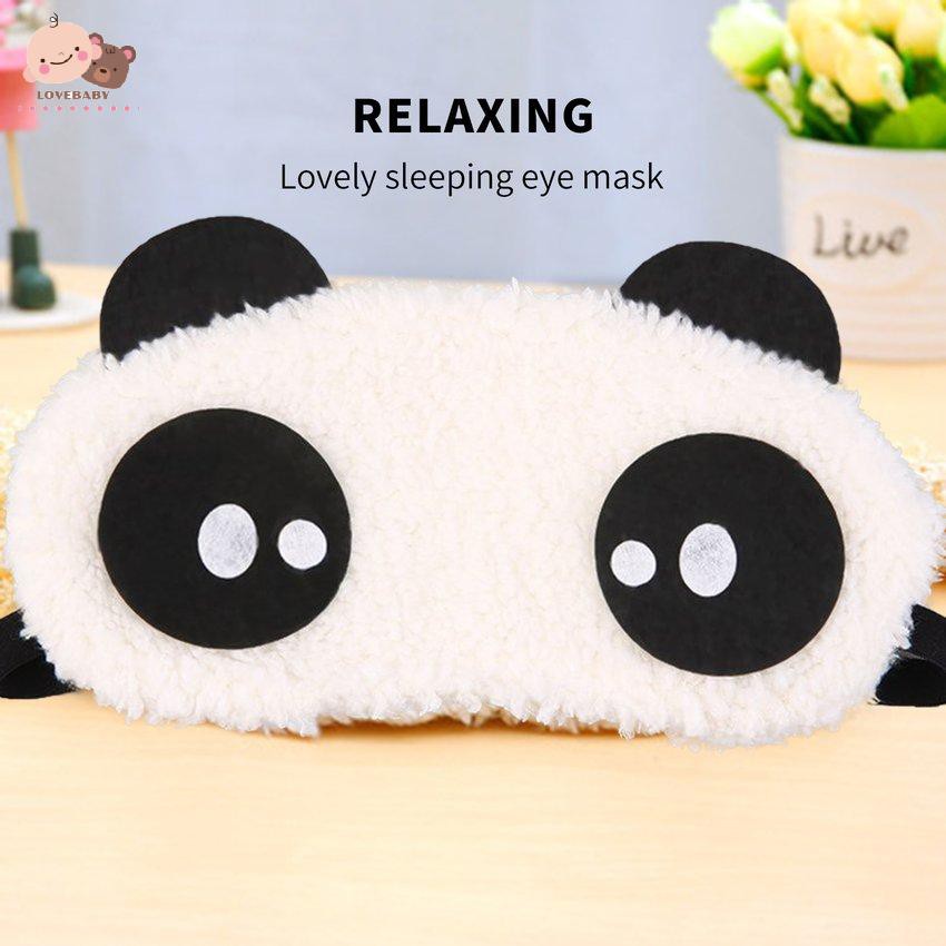 Bịt mắt ngủ hình gấu trúc đáng yêu tiện dụng khi đi du lịch