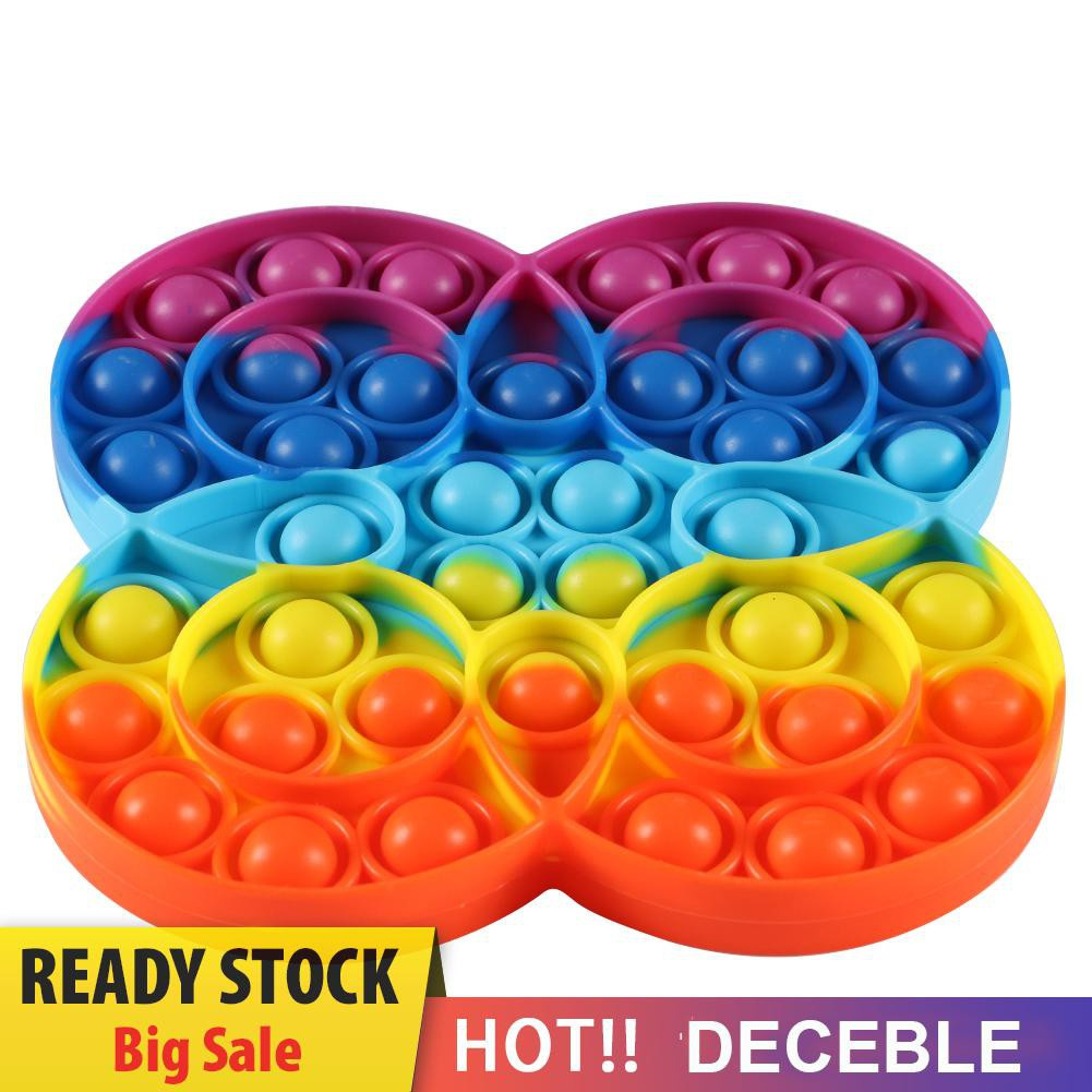 Pop It Fidget Đồ chơi 3/4 Rings Autism Needs Stress Reliever  Bubble Sensory Fidget Đồ chơis