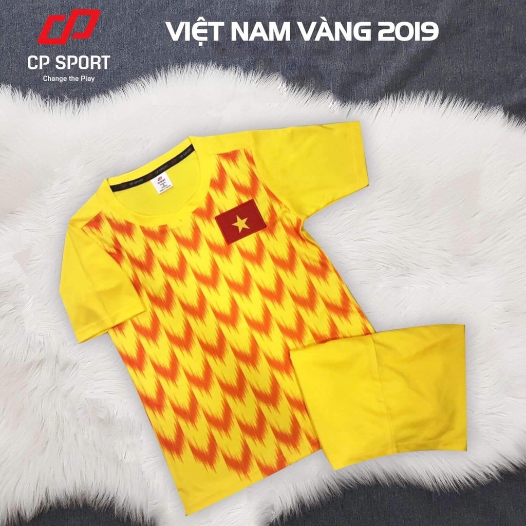 BỘ QUẦN ÁO BÓNG ĐÁ TRẺ EM VIỆT NAM ĐỦ MÀU 2019