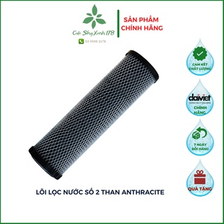 Lõi lọc nước số 2 dành cho máy lọc nước RO, Lõi CTO 10 than Anthracite - Lõi lọc nước khử clo, khử mùi