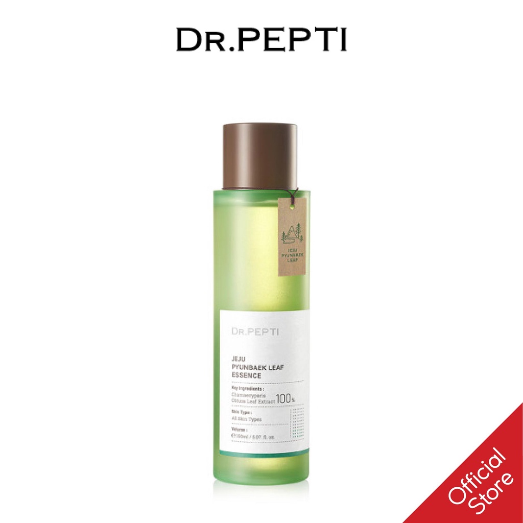 Tinh Chất Phục Hồi Da Chiết Xuất Từ Tinh Dầu Lá Bách Xanh Đảo Dr.pepti Jeju Pyunabek Leaf Essence 150ml