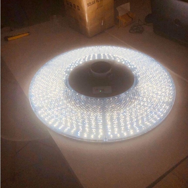 Đèn năng lượng mặt trời đĩa bay UFO công suất 300W, Đèn chiếu sáng sân vườn UFO 200W, Bảo hành 2 năm tiêu chuẩn IP67