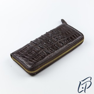 [llethuynga] Ví dài cầm tay da cá sấu thật - Thiết kế một khóa kéo bền đẹp, cao cấp - bichphuongg69