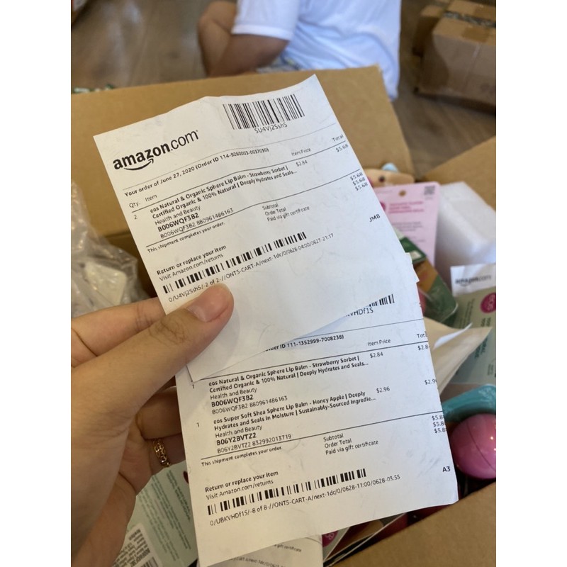 GIÁ SỐC - COMBO 2 Son trứng EOS HÀNG MỸ 🇺🇸 (Vỏ nhăn nên sale rẻ, 100% AUTH) | BigBuy360 - bigbuy360.vn