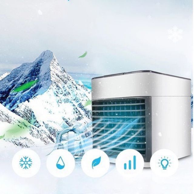 Quạt Điều Hòa Mini Để Bàn Nhỏ Gọn - Hơi Nước Siêu Mát