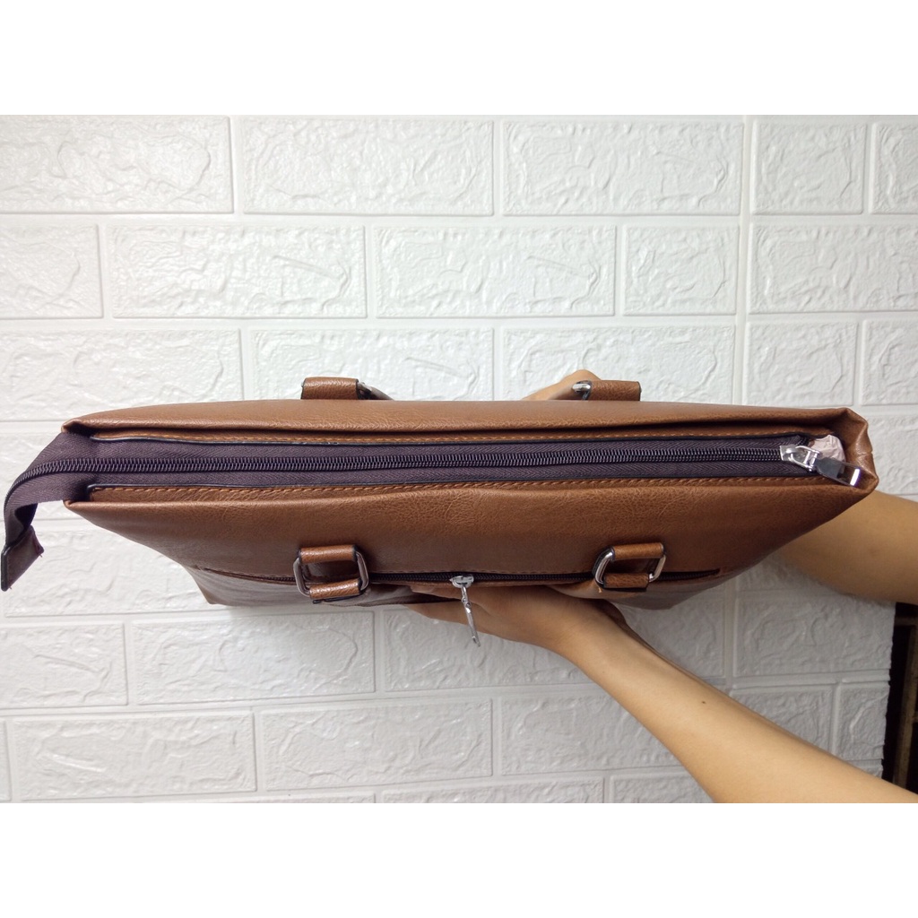 Túi Xách Công Sở KOKIBEDY Nam Nữ Da PU Cao Cấp Cặp Sách Nhiều Ngăn Đựng Laptop 13 14 15 6 inch | BigBuy360 - bigbuy360.vn