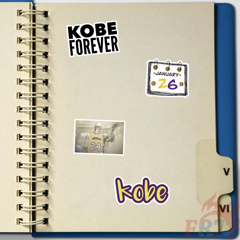 ❉ Kobe Bean Bryant ：Mamba Mentality - NBA Super Basketball Stars Stickers C ❉ 50Pcs/Set DIY Fashion Doodle Decals Stickers