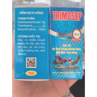 Trimosep ký sinh trùng máu đầu đen