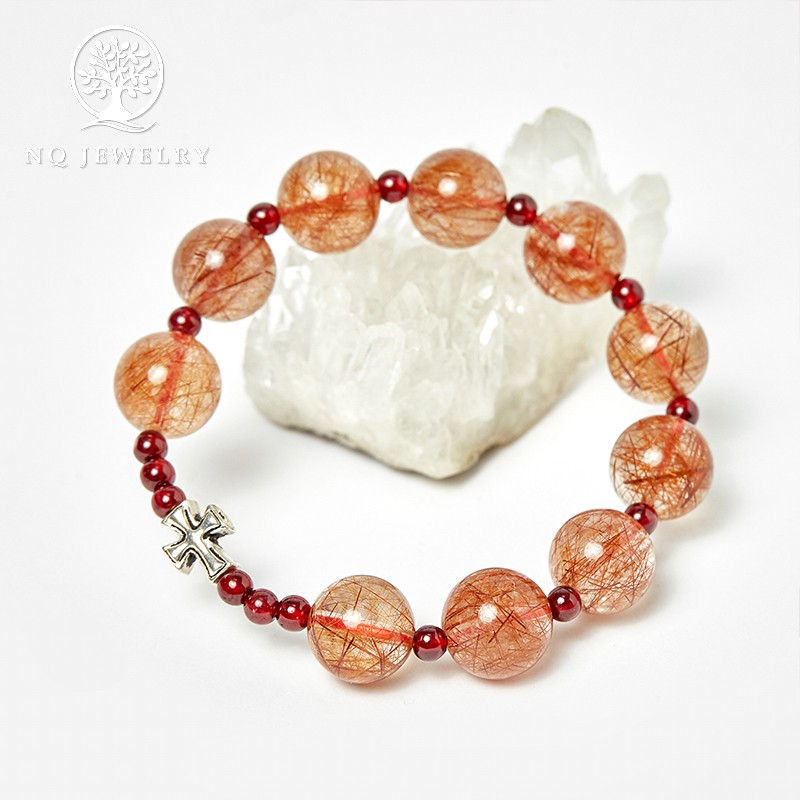 Vòng Mân Côi - Chuỗi Mân Côi Màu TA Tóc Đỏ - NQ Jewelry