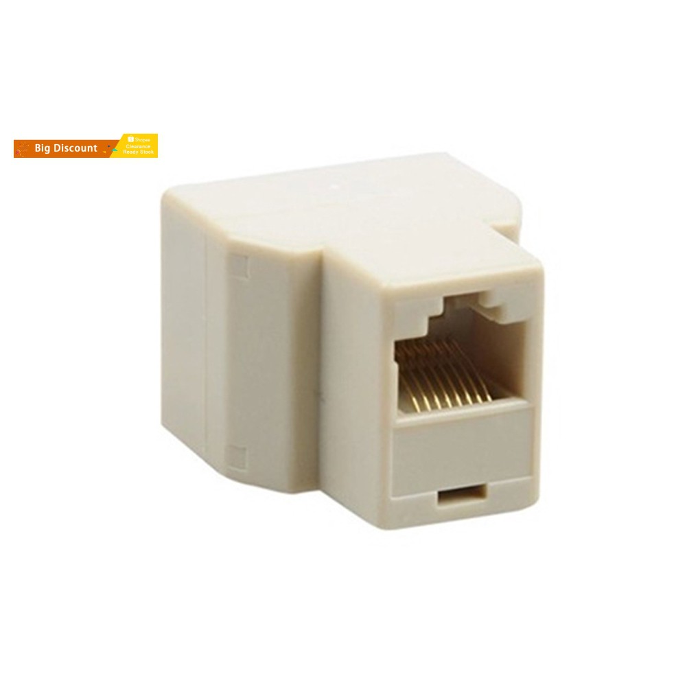 Phụ kiện chia mạng LAN Cat6/5/5e RJ45 1 sang 2 cổng cái chất lượng cao