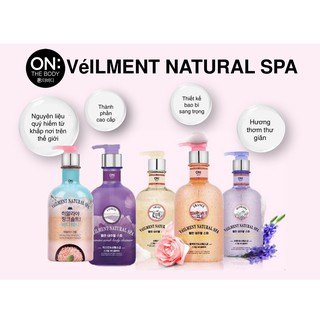 Sữa tắm hạt On: The Body Veilment Natural Spa 600g