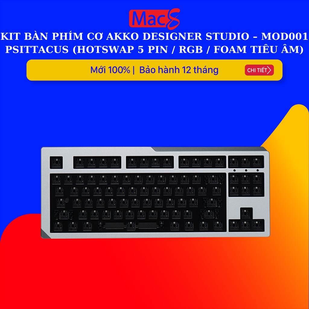 Kit bàn phím cơ AKKO Designer Studio – MOD001 Psittacus (Hotswap 5 pin / RGB / Foam tiêu âm)