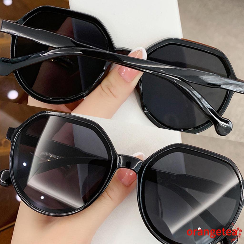 Kính Mát Gọng Lớn Chống Tia UV Phong Cách Vintage Thời Trang Cho Nam Nữ